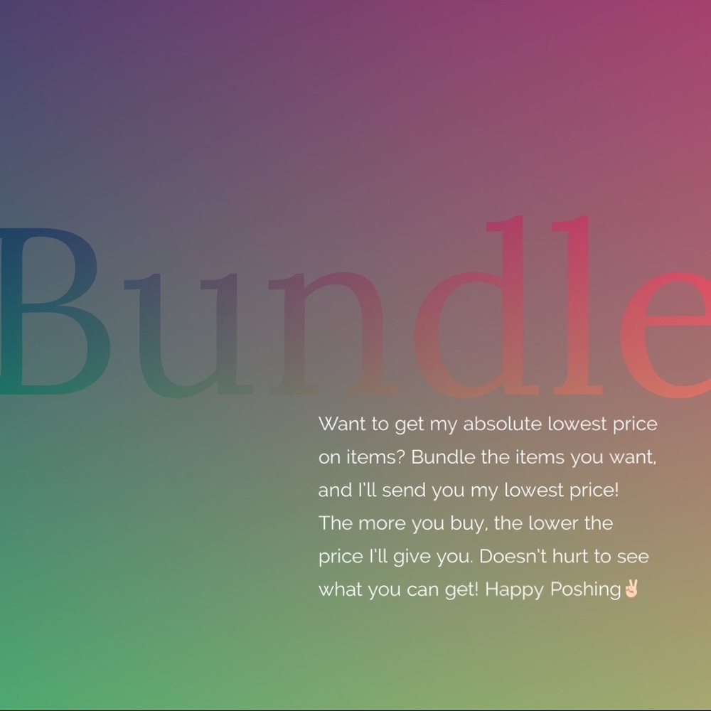 Bundle sale!!! Check out my closet and bundle away
